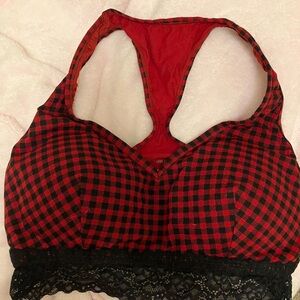 NWT Maurice’s Plaid bra Medium